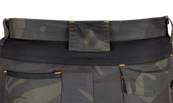 Spodnie robocze Mix&Match, Canvas, wzmocnienia z Cordury, zielone moro, rozmiar XL