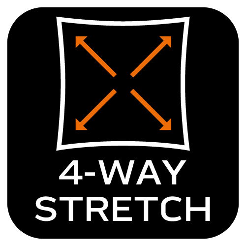 Spodnie robocze Mix&Match, 4 way stretch, czarno-zielone, rozmiar S
