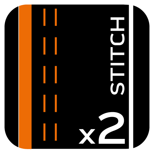 Spodnie robocze Mix&Match, 4 way stretch, czarno-pomarańczowe, rozmiar XS