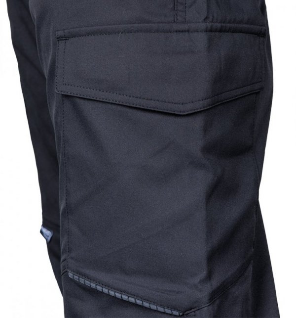 Spodnie robocze Mix&Match, stretch, czarne, rozmiar S