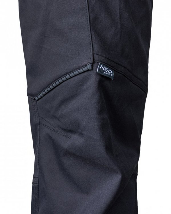 Spodnie robocze Mix&Match, stretch, czarne, rozmiar XXL