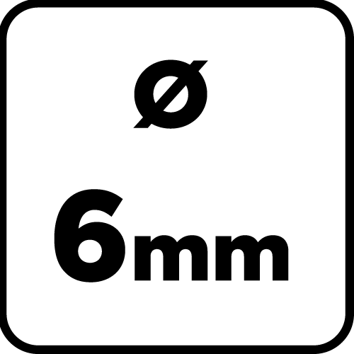 Wiertło uniwersalne TiN, 6 mm