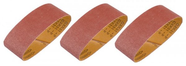Pasy bezkońcowe 75 x 457 mm, P40, 3 szt.