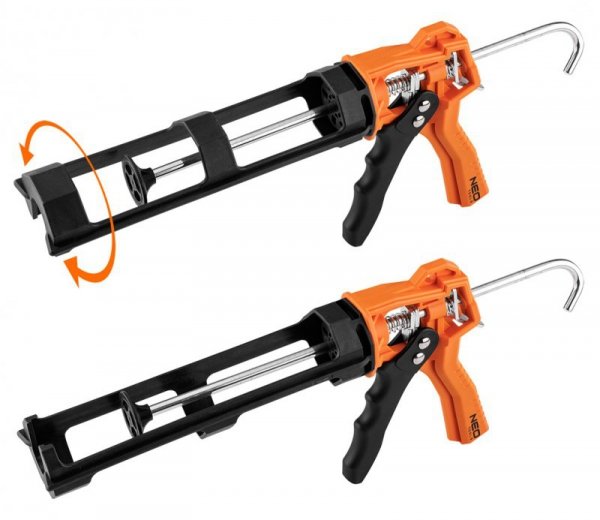 Wyciskacz do tub z silikonem i mas gęstych 230mm