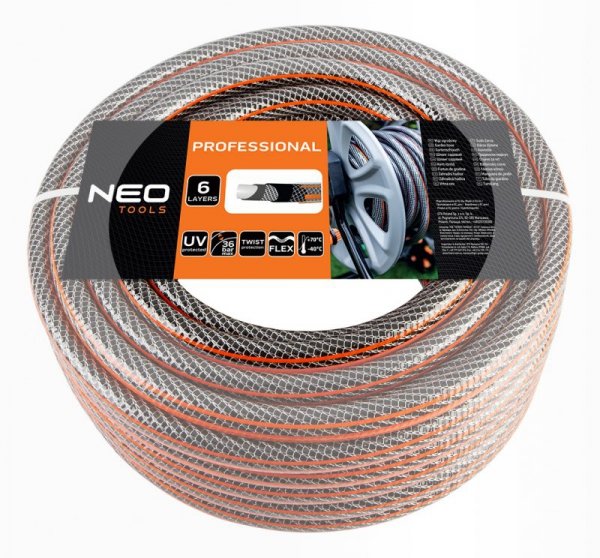 Wąż ogrodowy 1/2&quot;x50m, 6-warstwowy NEO PROFESSIONAL