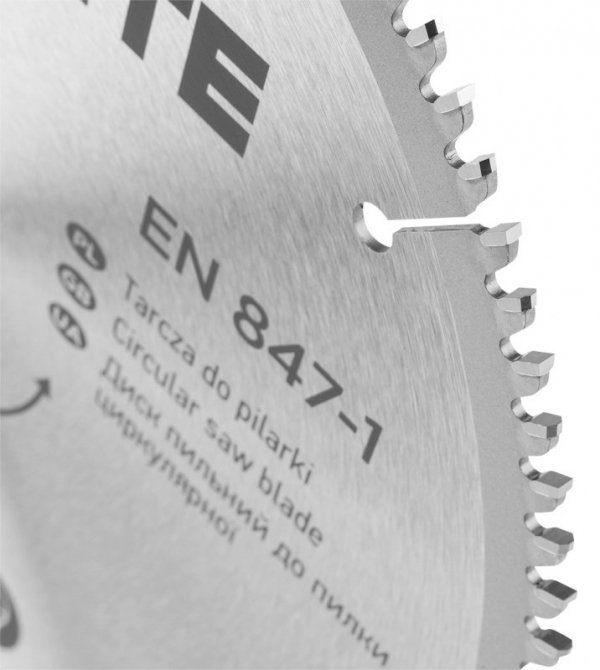 Tarcza do pilarki, widiowa, 250 x 30 mm, 100 zębów, do aluminium