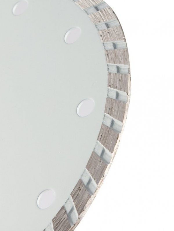 Tarcza diamentowa do cięcia turbo, 115 x 22.22 mm, na sucho i mokro