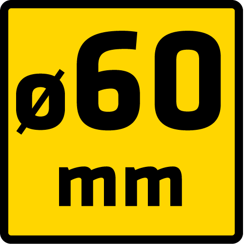 Młotek gumowy 60 mm/400 g, trzonek drewniany