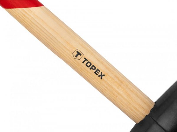 Młotek gumowy 60 mm/400 g, trzonek drewniany