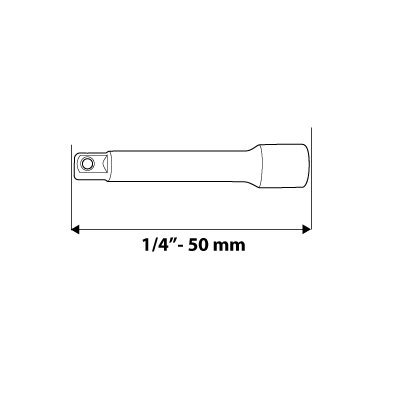Przedłużka 1/4&quot;, 50 mm