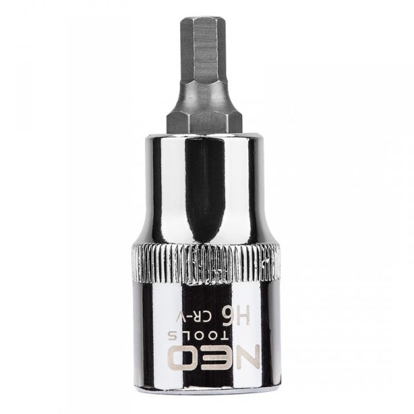 Końcówka sześciokątna na nasadce 1/2&quot;, H6 x 55 mm