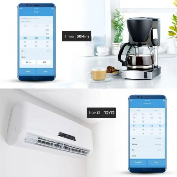 Bramka SMART WiFi V-TAC RF433 2,4Ghz Smart Life, Amazon Alexa, Google Home, Nest VT-5144