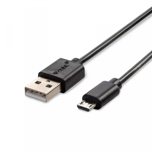 Przewód Micro USB V-TAC 1M Czarny Seria Pearl VT-5301 2 Lata Gwarancji