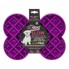 Miska slow food spowalniająca jedzenie SMALL SLODOG® fioletowa