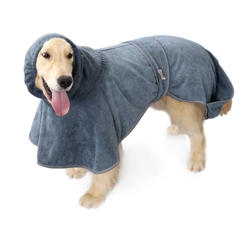 Ręcznik - szlafrok dla psa XL