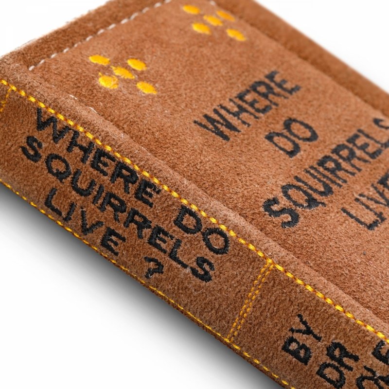 GREEN &amp; WILD'S Where Do Squirrels Live Ekologiczna zabawka dla psa