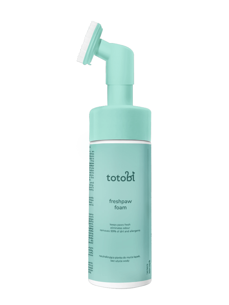 TOTOBI Freshpaw foam – neutralizująca pianka do mycia łapek 200 ml