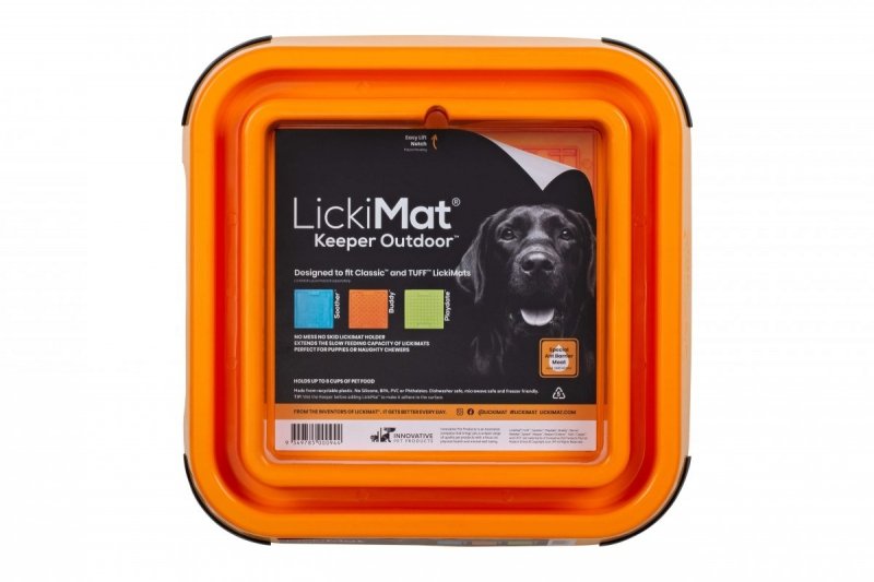 LickiMat® Outdoor Keeper™ pomarańczowy