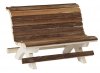 KERBL Ławka dla chomika z naturalnego drewna, 18x11x12 cm [82861]