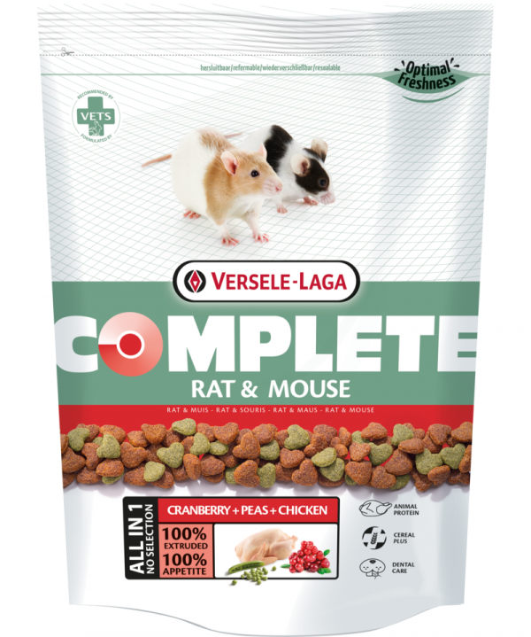 VERSELE LAGA Rat & Mouse Complete - ekstrudat dla szczurów i myszy [461298] 500g