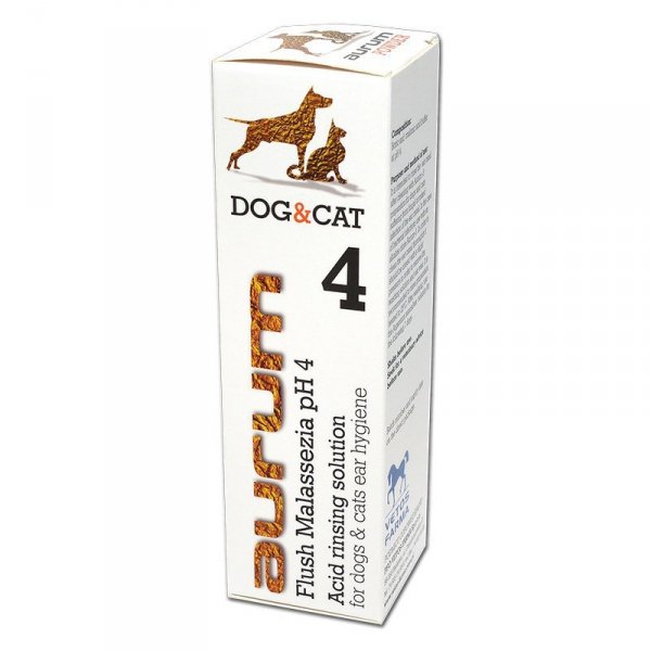 AURUM 4 - Kwaśna płukanka do higieny uszu psów i kotów 500ml