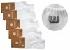 Stylowa Wygoda: 5 Par Skarpet Bawełnianych w Kolorze Białym 43-46 AuraVia
