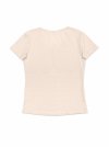 Damska koszulka Basic Collection – bawełniana, z dodatkiem elastanu, idealna na lato.
