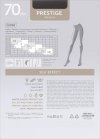 Prestige Silk Effect, Rajstopy 70 Den z Dyskretnym Połyskiem – Jedwabiste Wykończenie Rozmiar 5