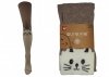 Rajstopy bawełniane typu zakolanówka, firmy AuraVia w rozmiarze 10-12 Lat. Na rajstopce umieszczono uroczy wzór kotka.