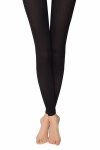 Conte Casual – legginsy o grubości 100 den z prążkowanym wzorem. Matowe, rozciągliwe, z płaskim szwem i bawełnianym klinem. Komfort i elegancja na każdą okazję!