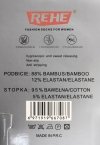 Wykonane z bawełny i elastanu stopki REHE oferują wygodę i trwałość.