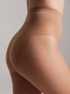 Eleganckie Rajstopy Conte Bikini 40 Den z Imitacją Ażurowej Bielizny