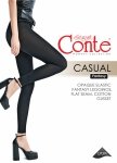 Conte Casual – Grube Legginsy 100 Den z Prążkowanym Wzorem
