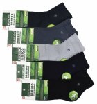 Męskie skarpety bambusowe z subtelnym emblematem pod ściągaczem 39-42