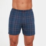 Luźne bokserki męskie Cornette – wzór kratka, 100% komfortu 2XL