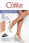 Conte TENSION SOFT – podkolanówki dla skóry wrażliwe z witaminą E 2 pary