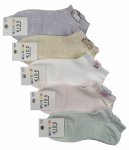 Zestaw pastelowych stopek dziewczęcych AuraVia 32-35 5 par