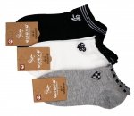 Stopki śliczny haft, 3 pary rozmiar 28-31 Aura.via