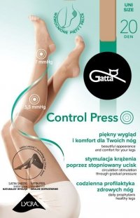 Gatta Control Press 20 Den – kompresyjne podkolanówki profilaktyczne 