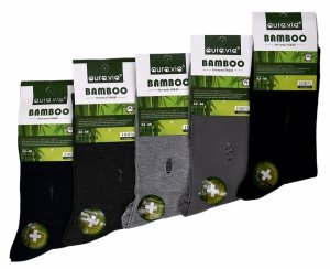 Skarpety bambusowe Aura.Via z delikatnym wzorem – komfort i styl 39-42