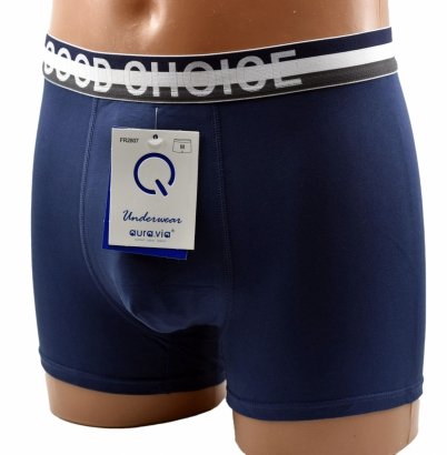 Aura.Via – granatowe bokserki GOOD CHOICE dla nowoczesnego mężczyzny, rozmiar L 