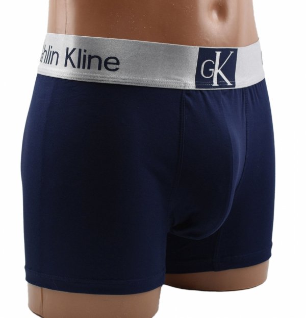 Granatowe bokserki męskie Aura.Via Ghin Kline–komfort premium, rozmiar L