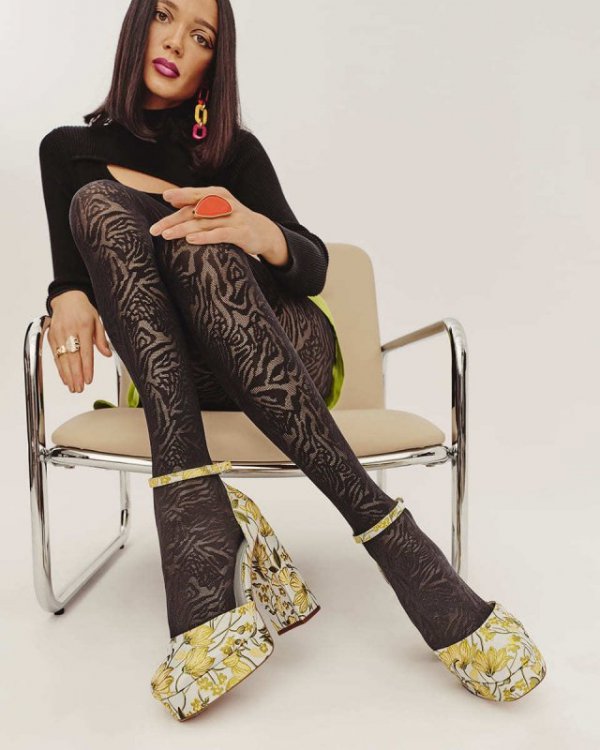 Trwałe rajstopy Gabriella Cameo 60 Den wykonane z włókien podwójnie oplecionych jedwabiem poliamidowym.