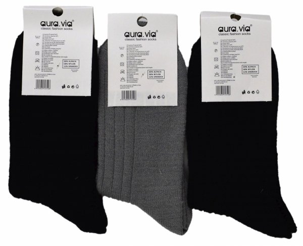 Skarpety zimowe Alpaka 3 pary kolory 43-46 AuraVia Skarpetki ciepłe Thermo