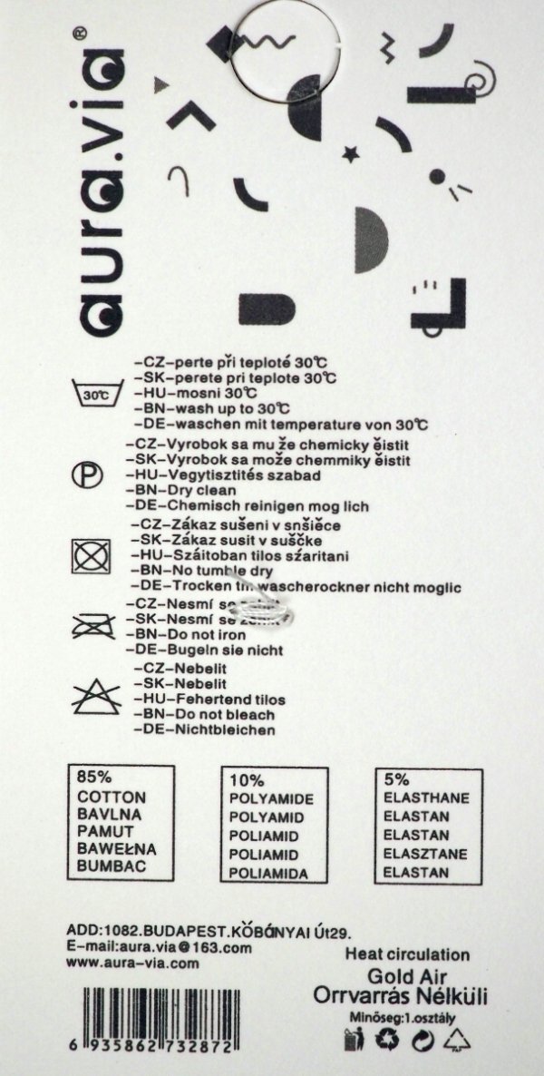 Te skarpetki są wykonane z wysokiej jakości bawełny (85%), zapewniając przyjemność noszenia przez cały dzień.