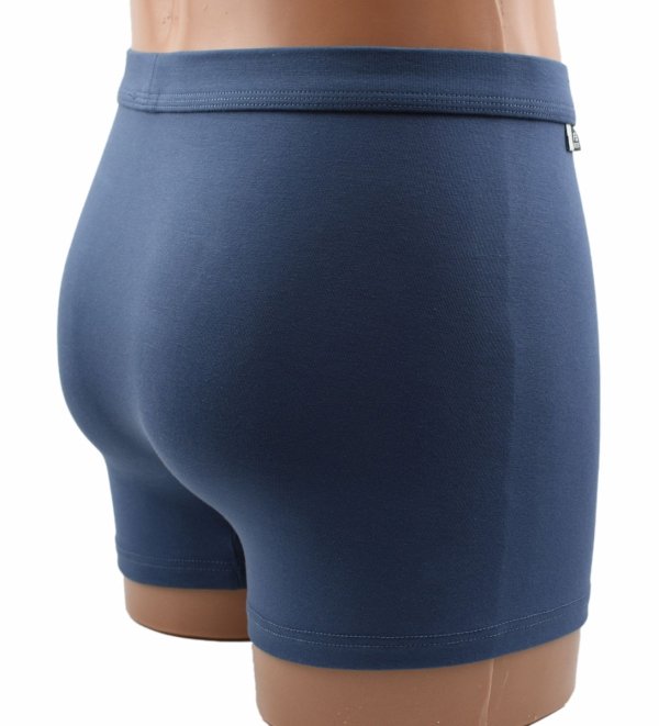 Bokserki męskie AuraVia niebieskie–95% bawełny, gładkie i elastyczne, rozmiar 2XL