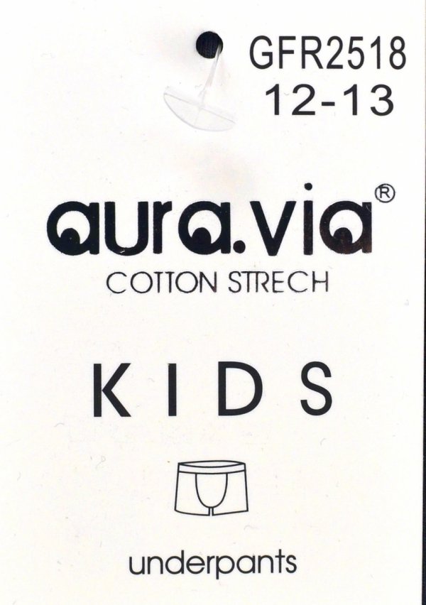 Bokserki chłopięce Aura.Via KIDS grafitowe – bawełna 95% rozmiar 8-9 lat