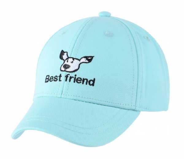 Be Snazzy bejsbolówka dziecięca z haftem pieska Best friend