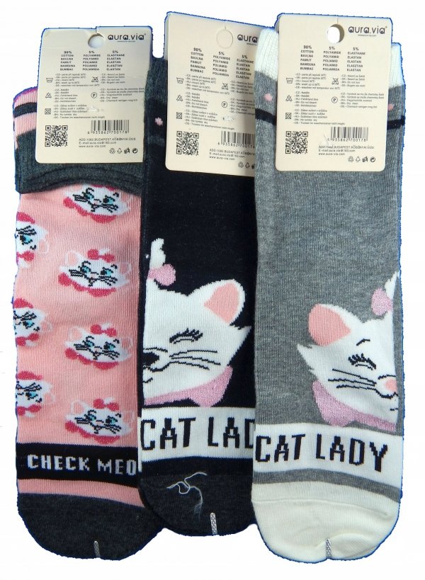 Błyszczące kotki zestaw 3 par roz 28-31 Aura.via