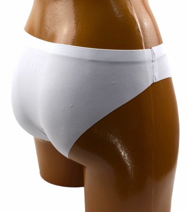 Majtki bezszwowe białe – Intimidao lingerie Rozmiar XL